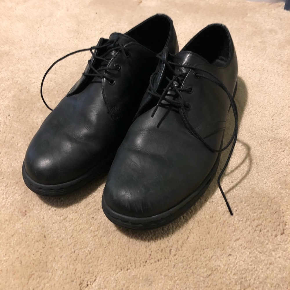 doc martens cavendish leather black mono